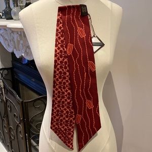 Coach double sided scarf for purse or neck